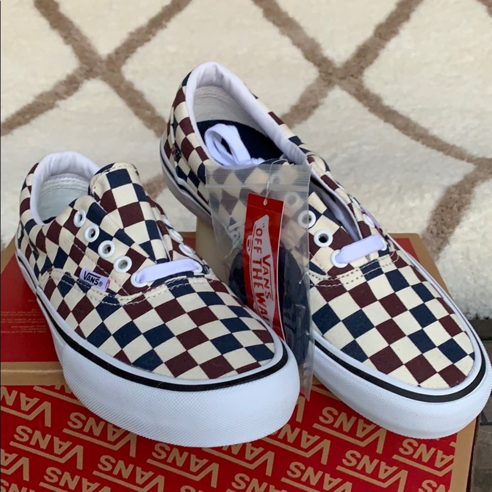 VANS ERA PRO MULTI CHECKER DRESS BLUE WMNS - Picture 4 of 16
